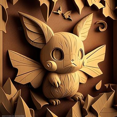 3D model st Pichu from Pokemon (STL)